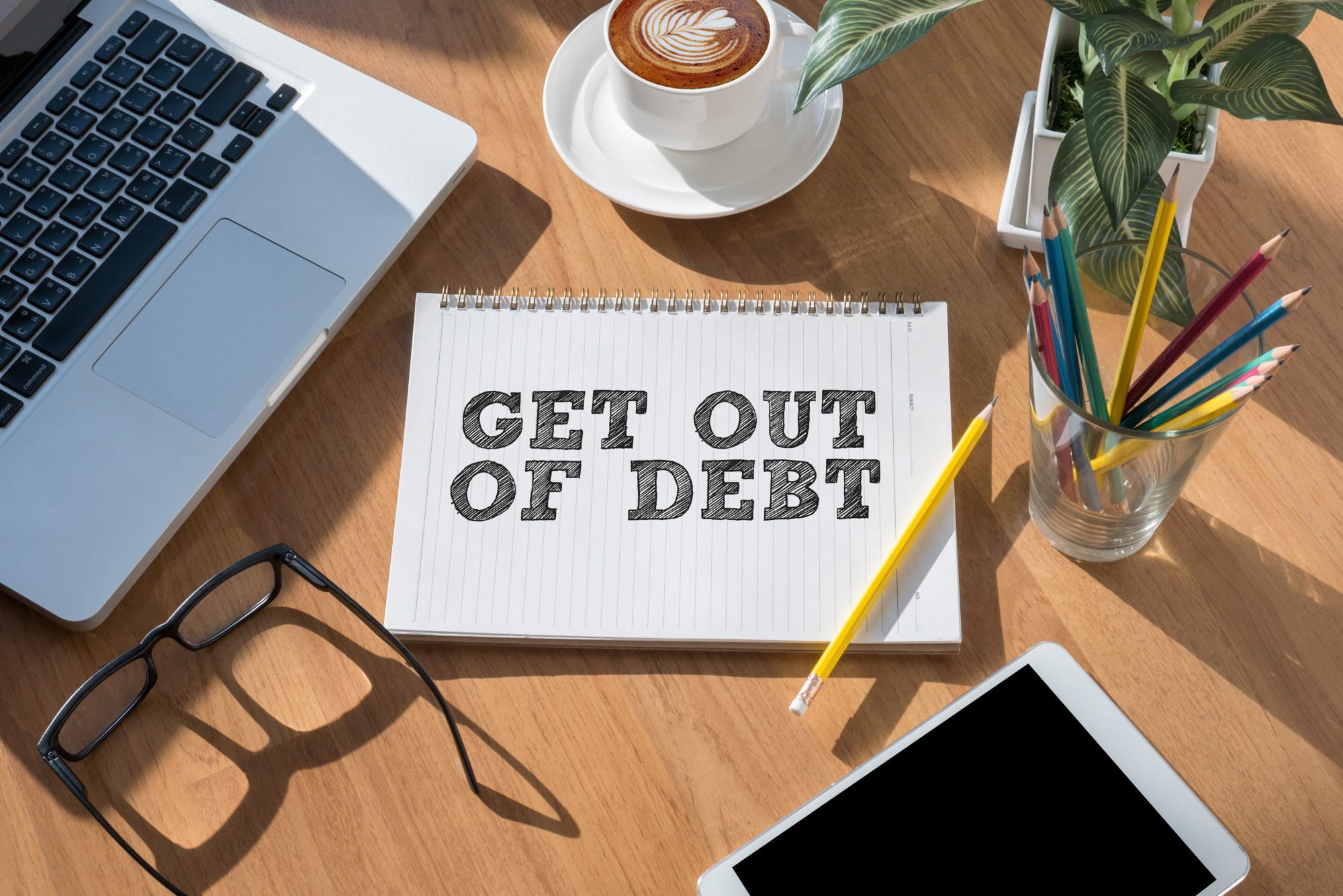 an image detailing methods used to get out of debt quickly