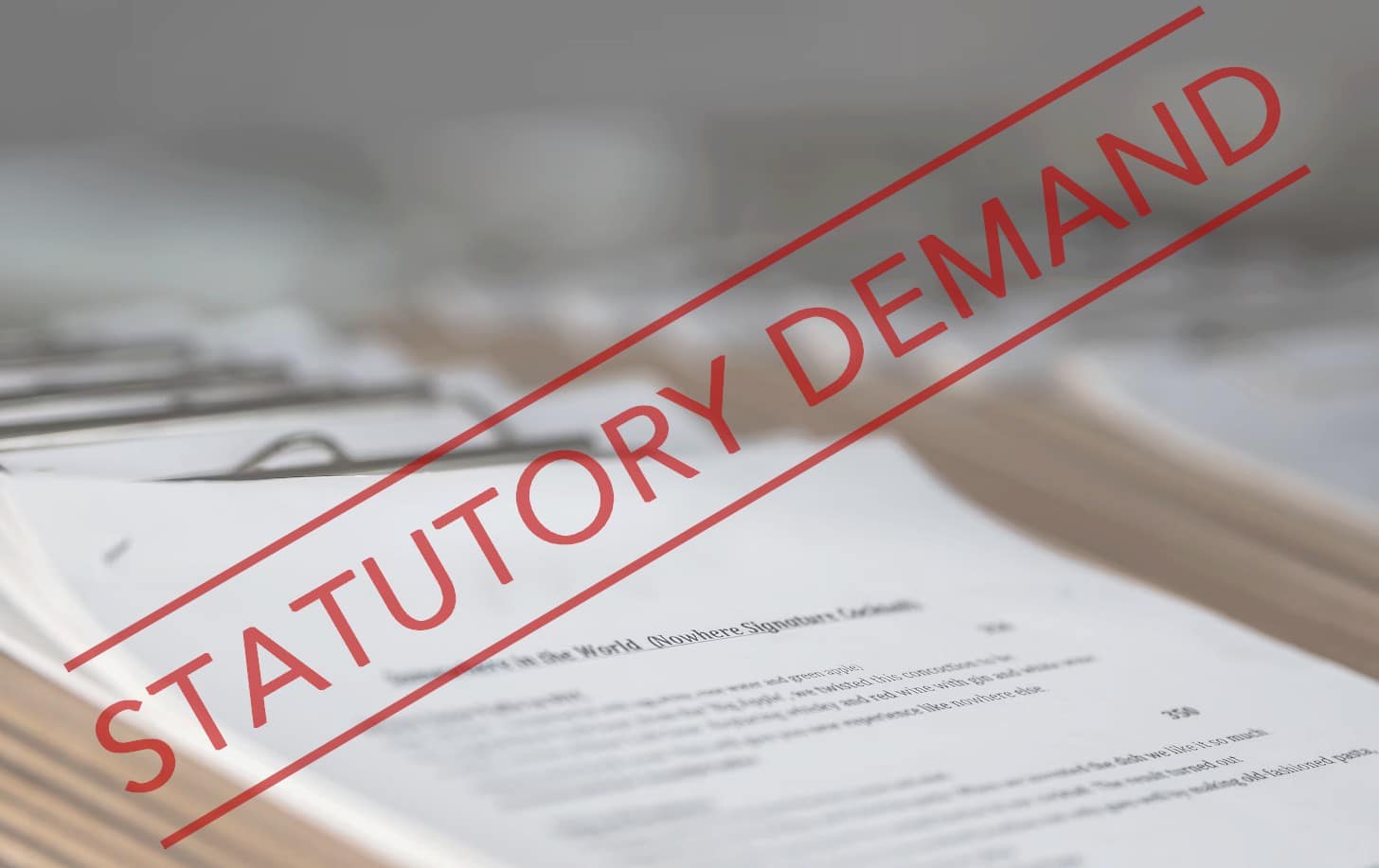 using a statutory demand letter to recover debts owed by australian businesses